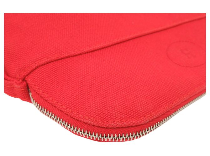 Hermès Borsa a mano mini pochette Bolide Hermes Marrone Rosso - vista 4