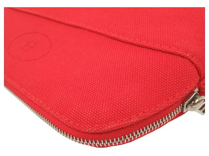 Hermès Borsa a mano mini pochette Bolide Hermes Marrone Rosso - vista 5