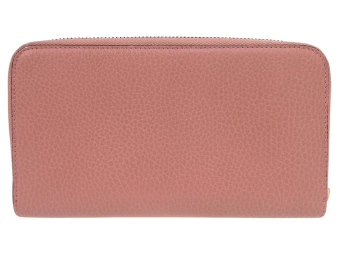 Cartera larga de piel de becerro rosa Gucci - vista 2