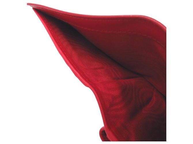 Cartera de piel Saffiano roja de Prada - vista 5