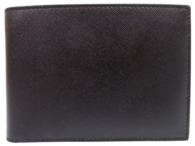Prada Saffiano M738 Black Bi-fold Wallet - view 2