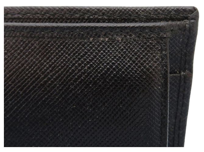 Prada Saffiano M738 Black Bi-fold Wallet - view 8