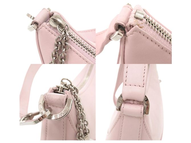 Bulgari Borsa a tracolla in pelle rosa Bvlgari - vista 7