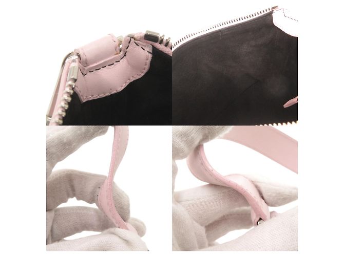 Bulgari Borsa a tracolla in pelle rosa Bvlgari - vista 8
