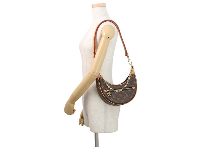 Louis Vuitton Monogram Loop Schultertasche Beige - Ansicht 5