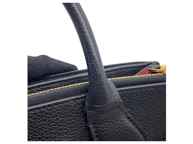 Borsa Louis Vuitton City Steamer PM Nero Rosso - vista 10