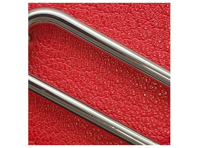 Roulis Hermès Monedero Hermes en piel Chevre Mysore Roja Naranja - vista 12