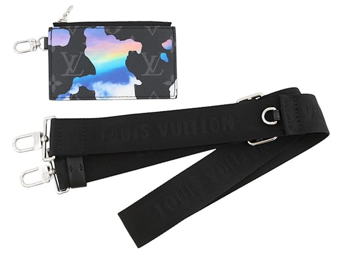 Louis Vuitton Monogram Eclipse Schultertasche Schwarz - Ansicht 14