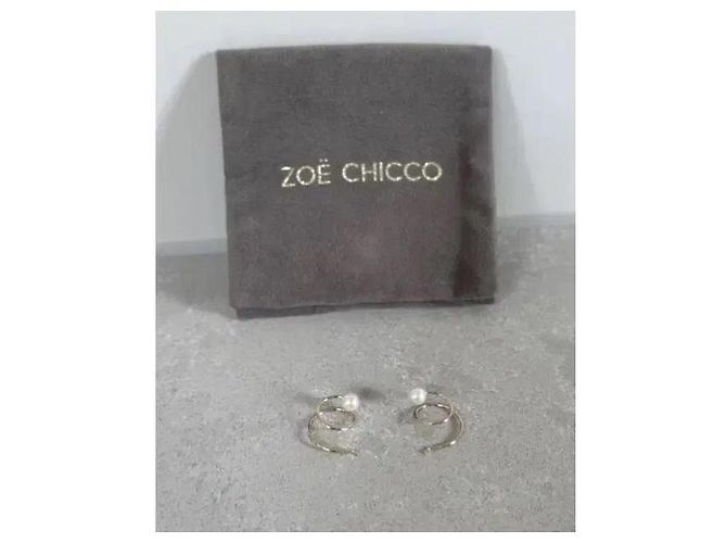 Autre Marque Zoe Chicco Orecchini Swirl in oro 14k e perle D'oro - vista 10