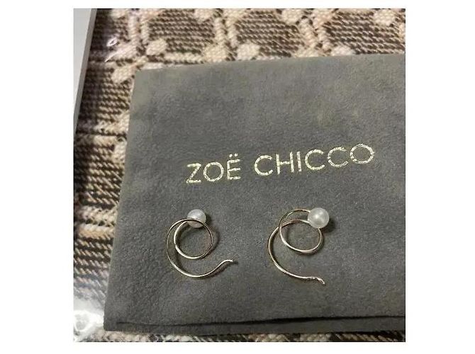 Autre Marque Zoe Chicco Orecchini Swirl in oro 14k e perle D'oro - vista 11