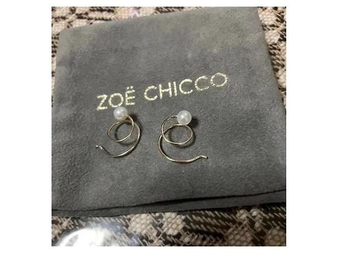 Autre Marque Zoe Chicco Orecchini Swirl in oro 14k e perle D'oro - vista 4