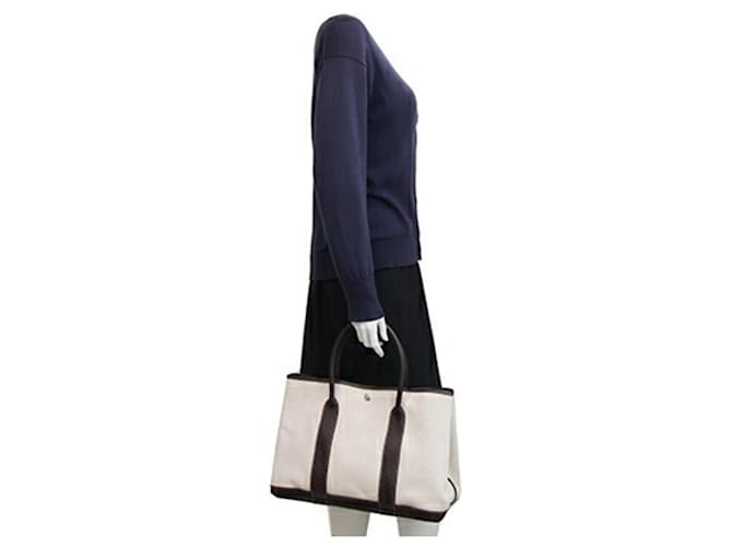 Hermès Bolso Hermes Garden PM Castaño - vista 8