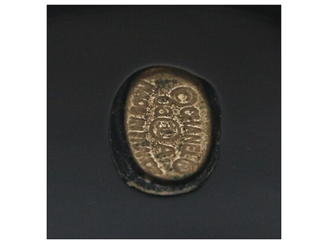 Anello Chanel in resina nera Nero - vista 4