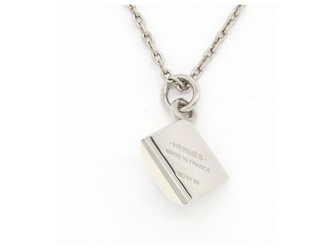 Hermès Collar Hermes Medor Cupid Plata Crudo - vista 2