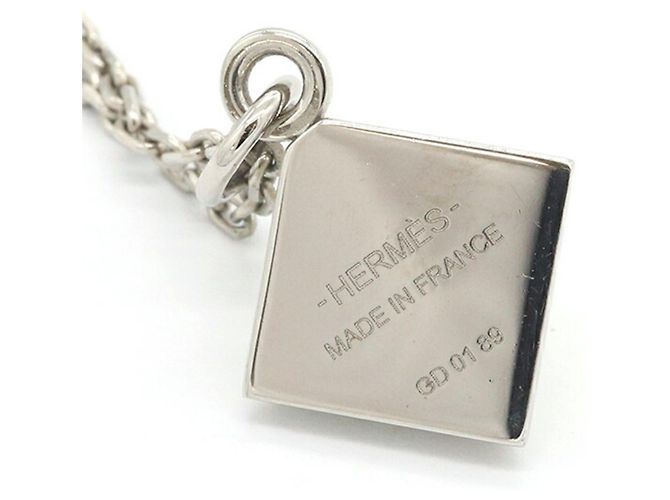 Hermès Collar Hermes Medor Cupid Plata Crudo - vista 4