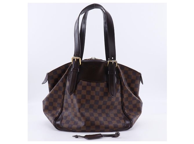 Borsa Tote Louis Vuitton Verona MM Marrone - vista 17