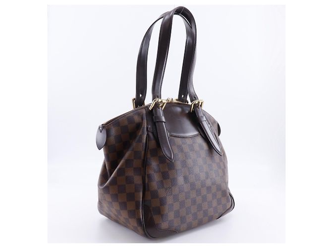 Borsa Tote Louis Vuitton Verona MM Marrone - vista 3