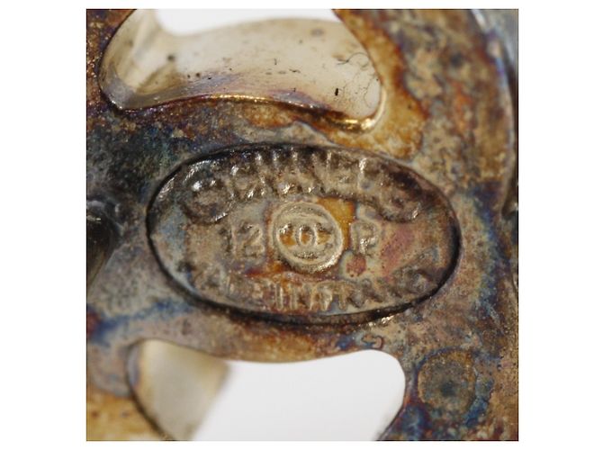 Chanel Coco Mark Ohrstecker Schwarz Golden - Ansicht 10