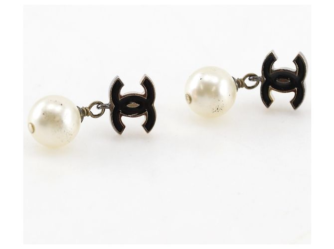 Chanel Coco Mark Ohrstecker Schwarz Golden - Ansicht 4