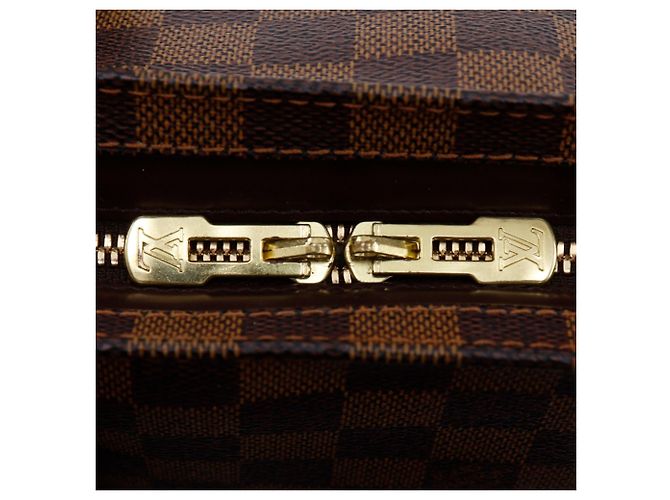 Borsa Tote Louis Vuitton Chelsea N51119 Marrone - vista 14