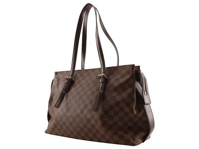Borsa Tote Louis Vuitton Chelsea N51119 Marrone - vista 2
