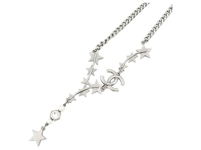 Collana Chanel Motivo Stella Argento - vista 3