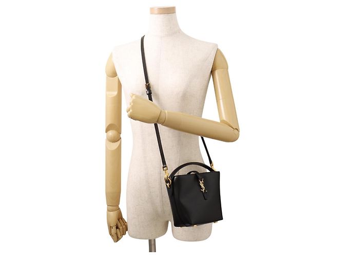 Yves Saint Laurent Saint Laurent Paris Mini Bucket Bag Black - view 5