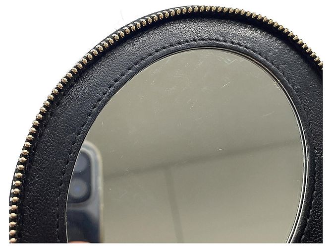 Borsa a tracolla Chanel Matelassé in agnello Nero - vista 10