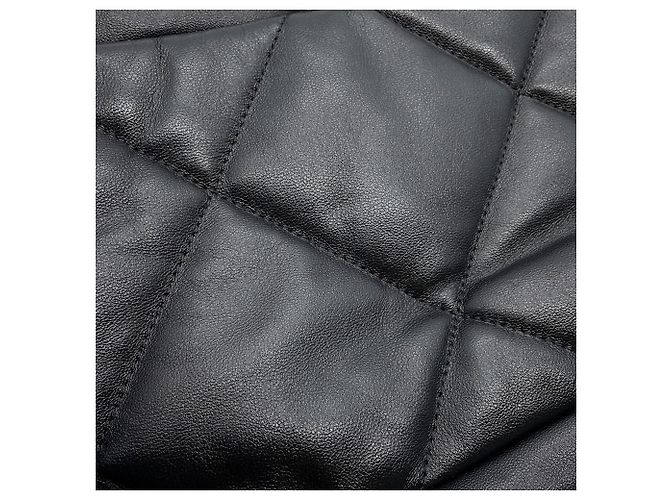 Borsa a Spalla con Catena Chanel 19 Large Nero - vista 12