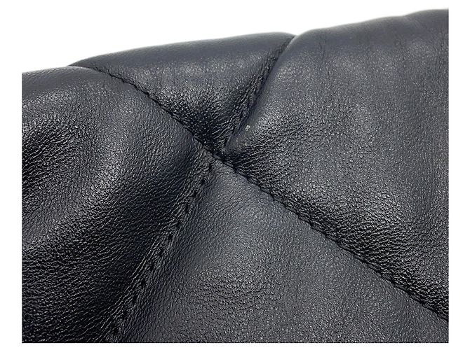 Borsa a Spalla con Catena Chanel 19 Large Nero - vista 7