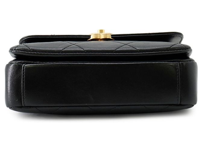 Timeless Borsa a Spalla Chanel Matelassé Mini Flap Nero - vista 3