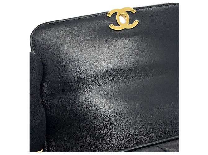 Timeless Borsa a Spalla Chanel Matelassé Mini Flap Nero - vista 9