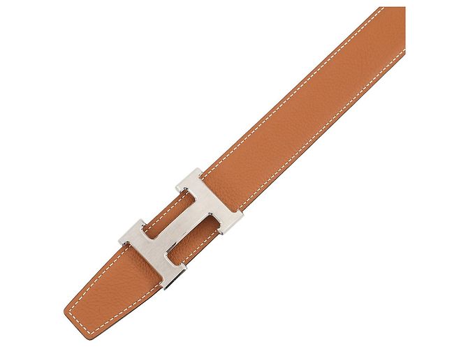 Hermès Hermes Constance H-Belt Reversible Nero D'oro - vista 5