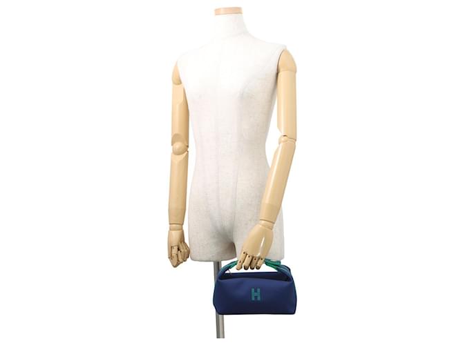 Hermès Pochette borsa Kara Hermes Blu - vista 4