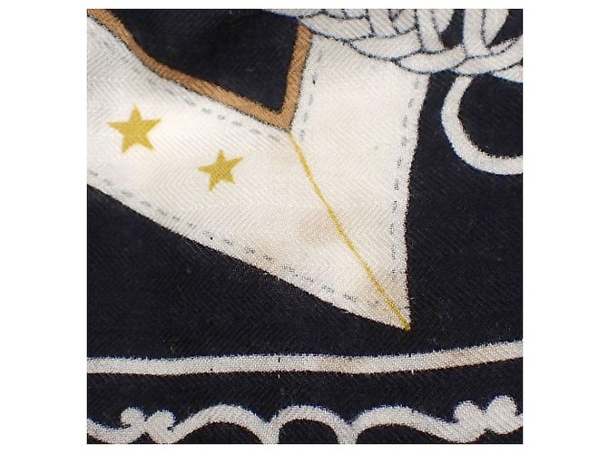 Silk In Hermès Hermes Carre Schal 140 Braun Schwarz - Ansicht 3