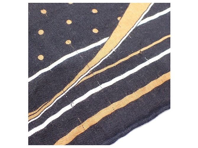 Silk In Hermès Hermes Carre Schal 140 Braun Schwarz - Ansicht 5