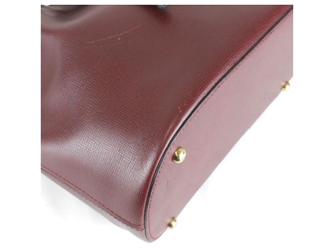 Borsa a tracolla in pelle rossa Cartier da donna Rosso - vista 3