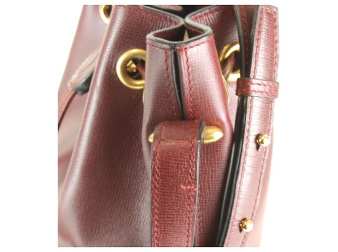 Borsa a tracolla in pelle rossa Cartier da donna Rosso - vista 7