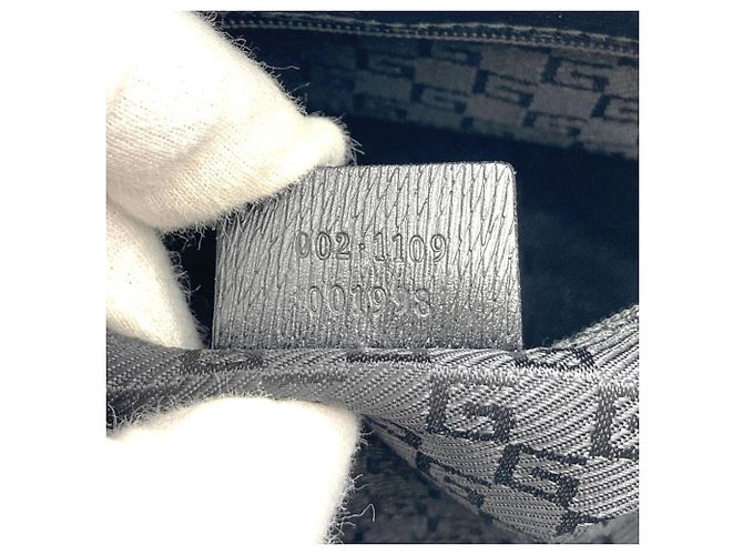 Gucci 002 1109 G Tote Bag Black - view 8