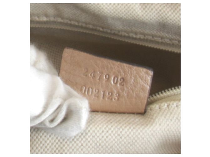 Borsa a mano in pelle rosa Gucci - vista 11