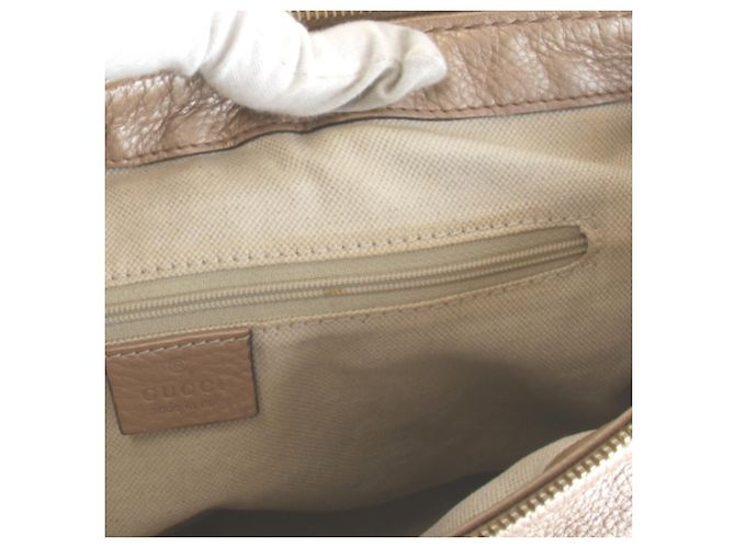 Borsa a mano in pelle rosa Gucci - vista 12