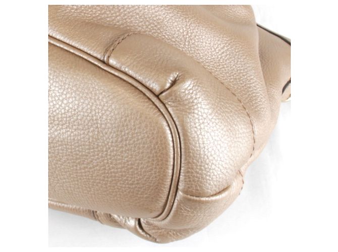 Borsa a mano in pelle rosa Gucci - vista 4
