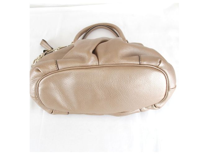 Borsa a mano in pelle rosa Gucci - vista 5