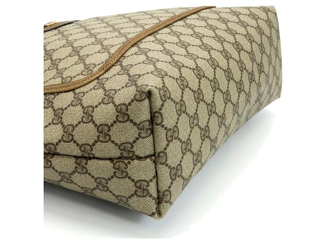 Borsa Tote Gucci Beige GG Supreme - vista 12