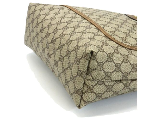 Borsa Tote Gucci Beige GG Supreme - vista 13