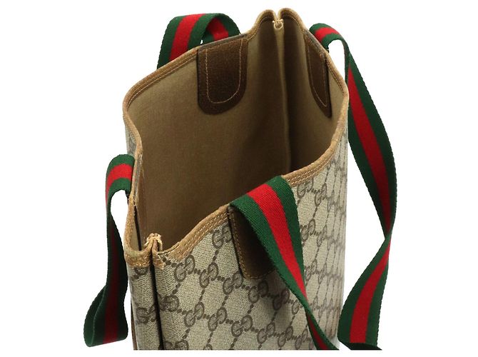 Borsa Tote Gucci Beige GG Supreme - vista 5