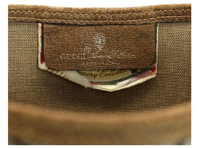 Borsa Tote Gucci Beige GG Supreme - vista 7