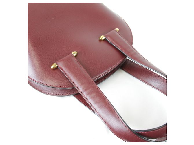 Borsa a mano mini Cartier Must Line Bordò - vista 14