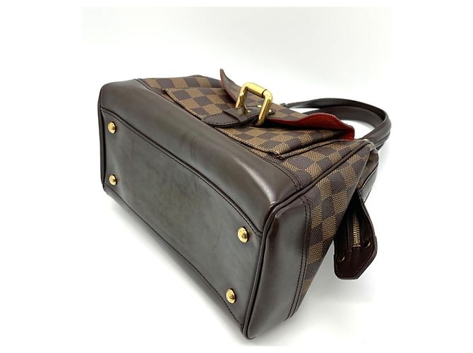 Borsa Louis Vuitton Knightsbridge Marrone Damier ebene - vista 3