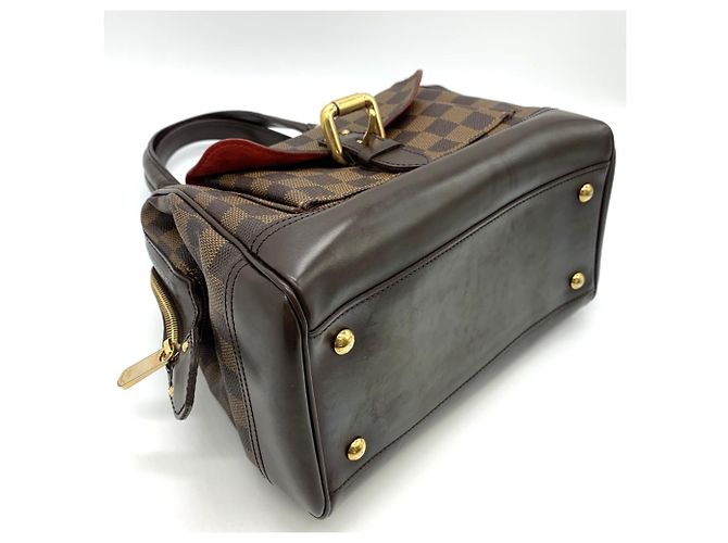 Borsa Louis Vuitton Knightsbridge Marrone Damier ebene - vista 4